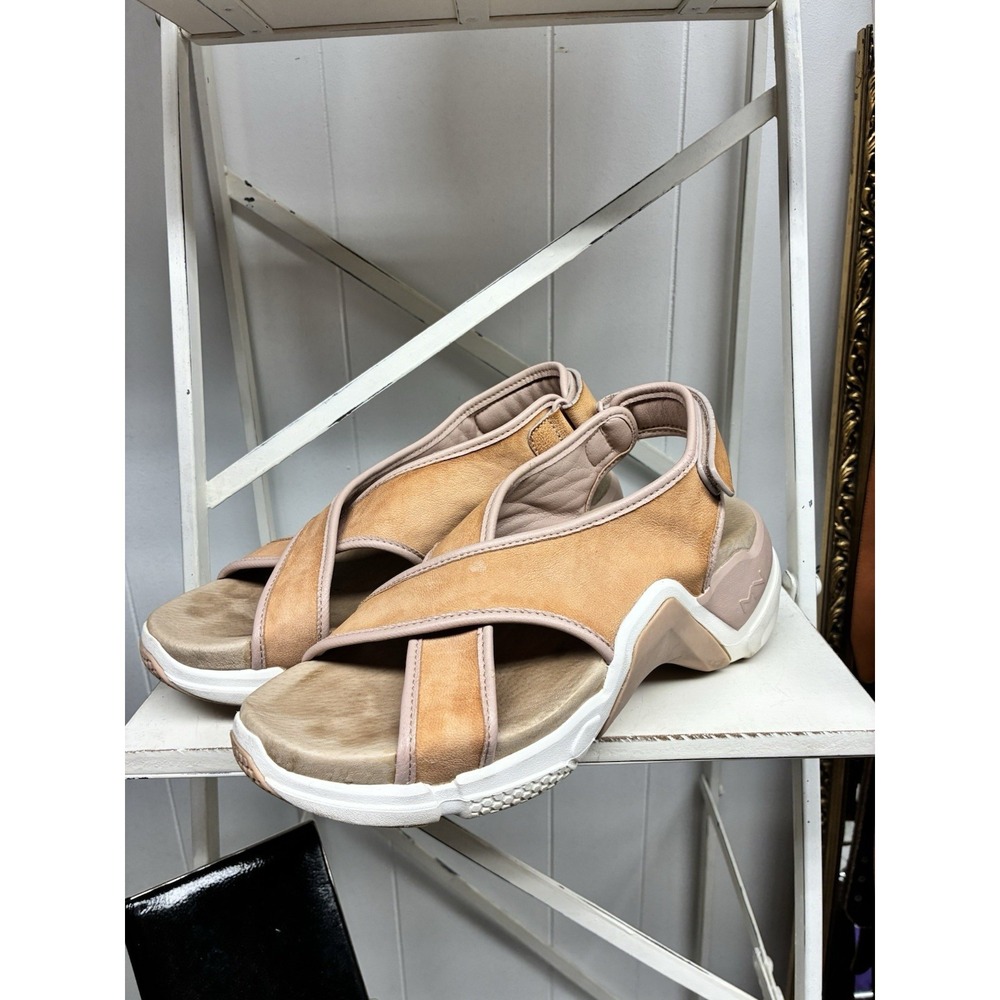 MARK NAMSON Platform Wedge Sandals Cushion Comfort Blush Pink Women's 8.5